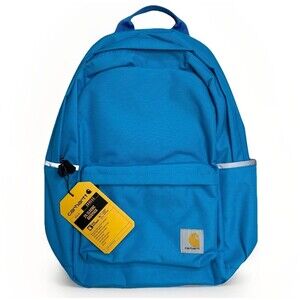 Carhartt 21L Classic Blue 17” Backpack CB0553 Rain Defender Water Repellent New